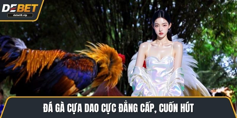 Đá gà cựa dao cực đẳng cấp, cuốn hút